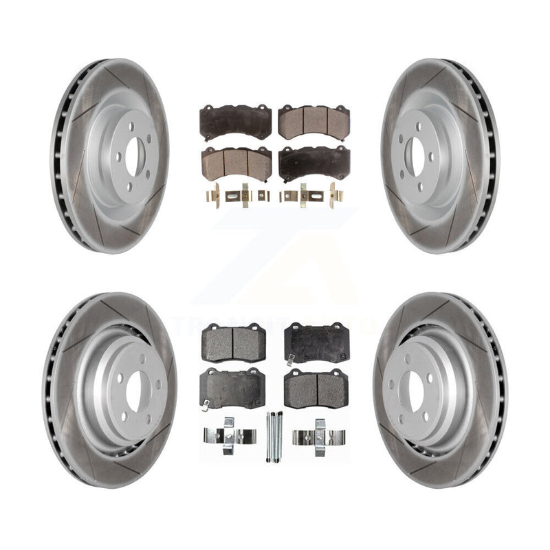 Transit Auto KGF-100739 Disc Brake Kit for 2015-2021 Dodge Charger, Dodge Challenger - Front and Rear