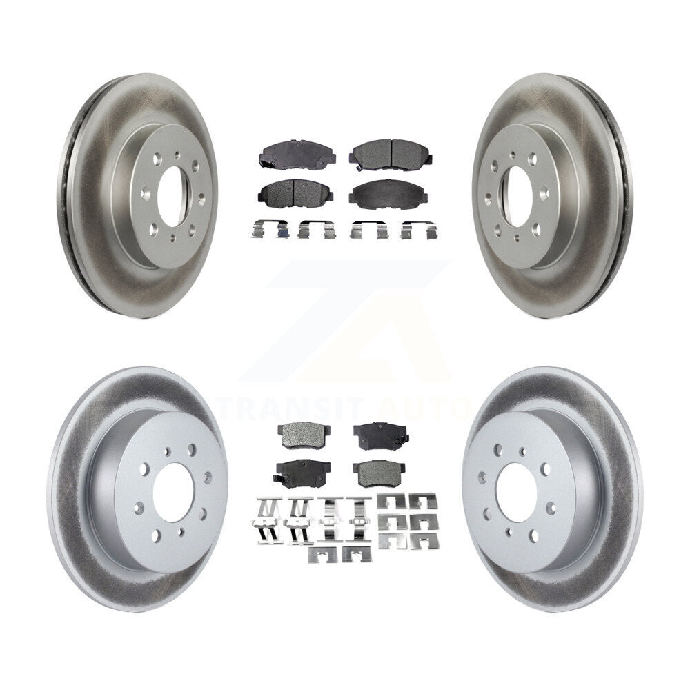Transit Auto KGF-100752 Disc Brake Kit for 2001-2005 Honda Civic, Acura EL - Front and Rear