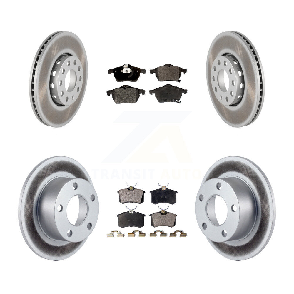 Transit Auto KGF-100762 Disc Brake Kit for 1999 Volkswagen Passat - Front and Rear