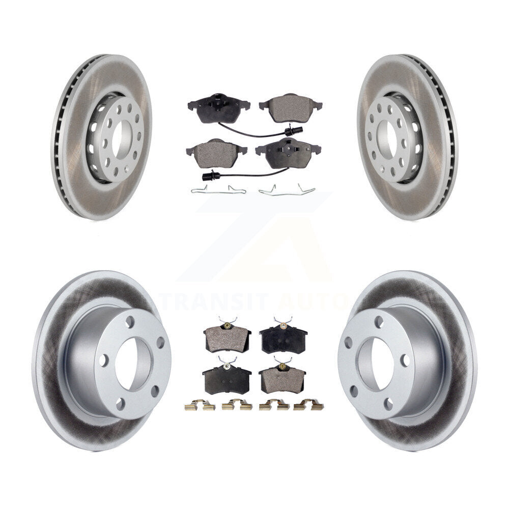 Transit Auto KGF-100764 Disc Brake Kit for 2000-2005 Volkswagen Passat, Audi A6 - Front and Rear