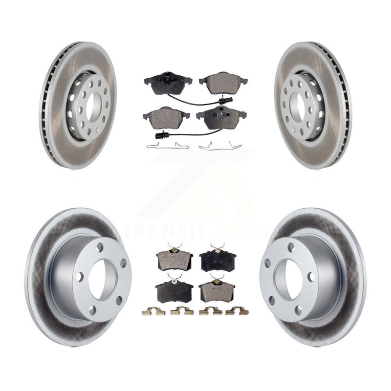 Transit Auto KGF-100764 Disc Brake Kit for 2000-2005 Volkswagen Passat, Audi A6 - Front and Rear