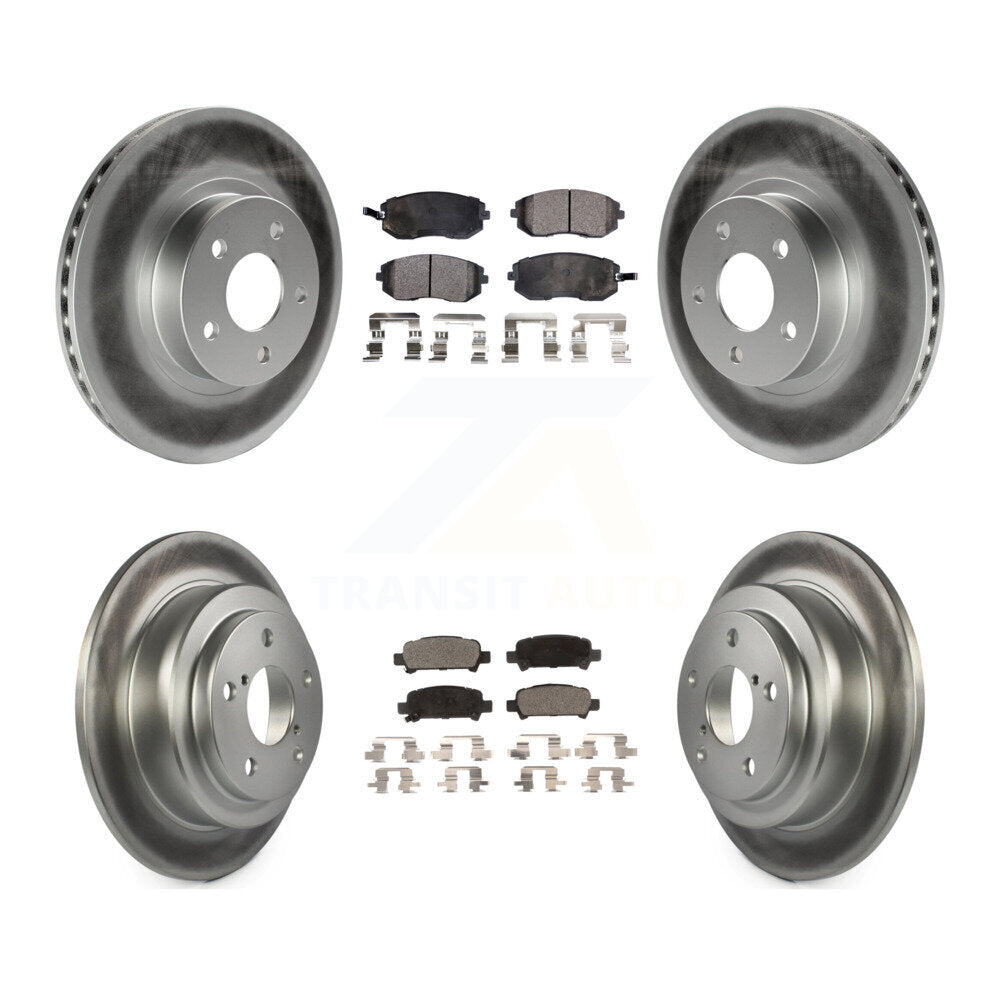 Transit Auto KGF-100778 Disc Brake Kit for 2002-2003 Subaru Impreza - Front and Rear