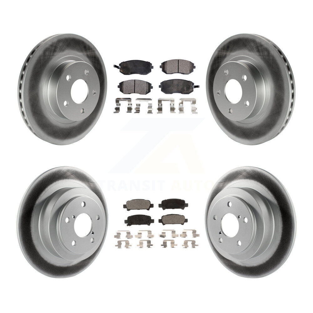 Transit Auto KGF-100779 Disc Brake Kit for 2002-2004 Subaru Legacy - Front and Rear