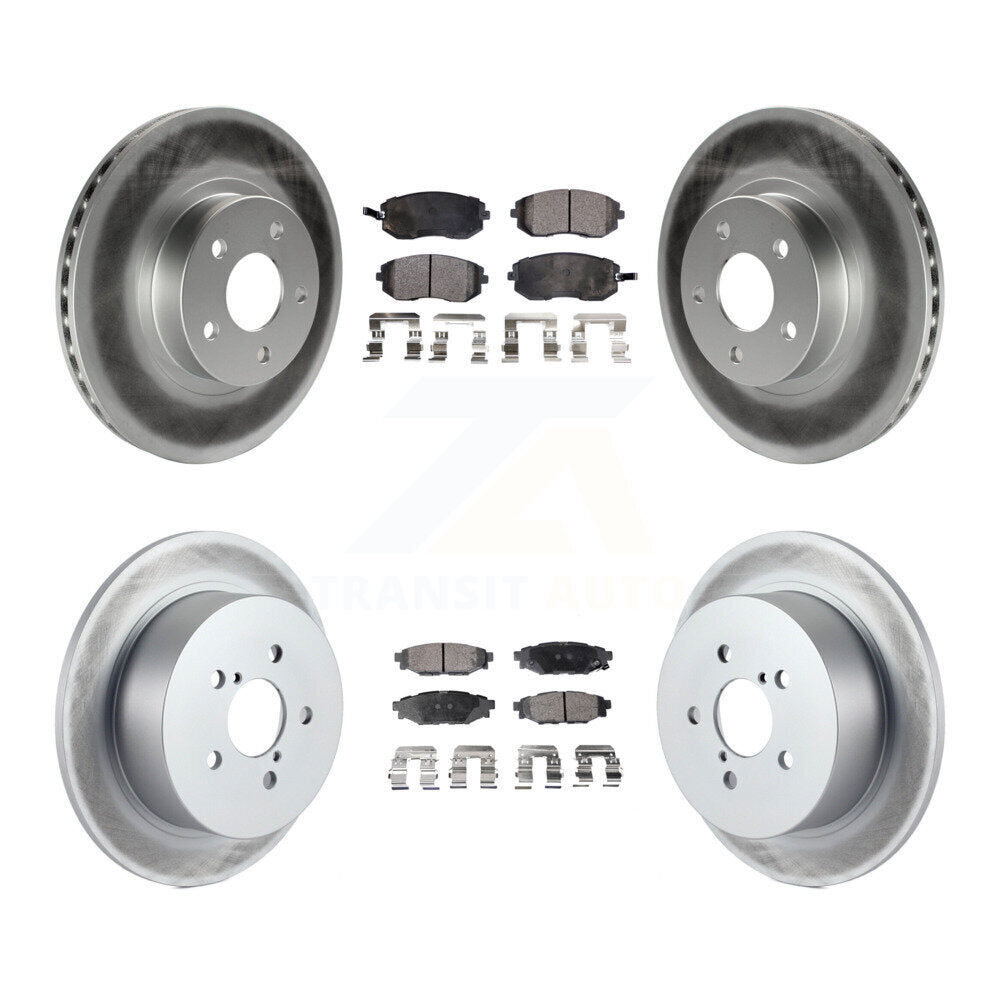 Transit Auto KGF-100780 Disc Brake Kit for 2005 Subaru Legacy - Front and Rear
