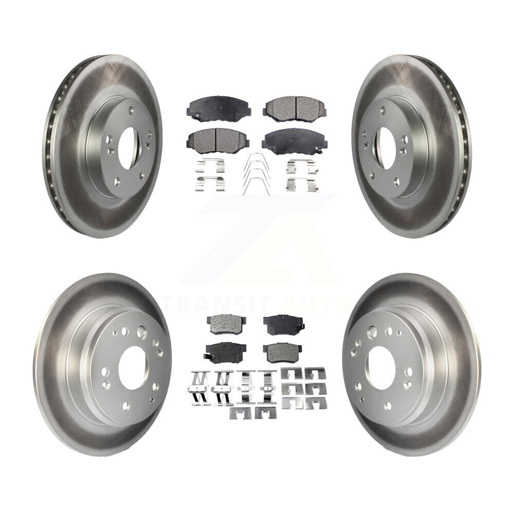 Transit Auto KGF-100788 Disc Brake Kit for 2003-2011 Honda Element - Front and Rear