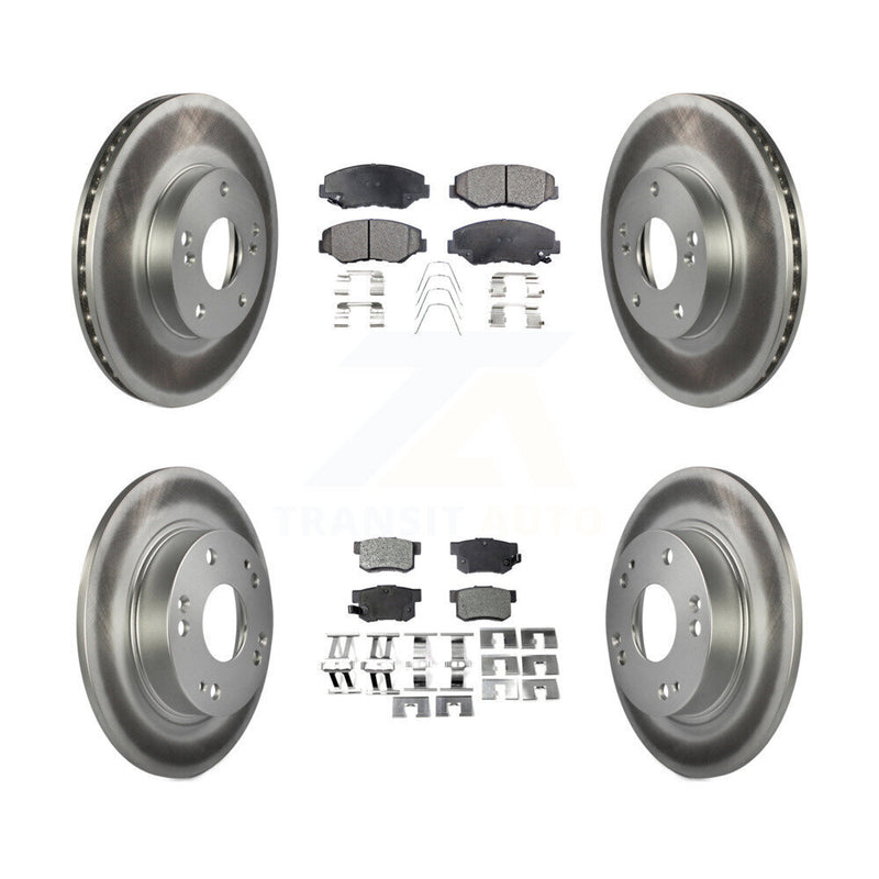 Transit Auto KGF-100789 Disc Brake Kit for 2013-2015 Honda Civic, Acura ILX - Front and Rear