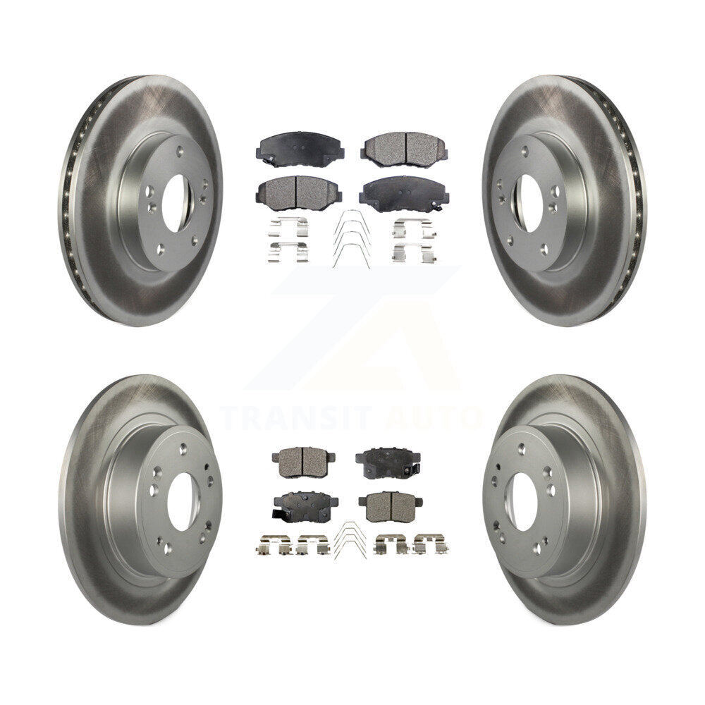 Transit Auto KGF-100790 Disc Brake Kit for 2008-2017 Honda Accord - Front and Rear