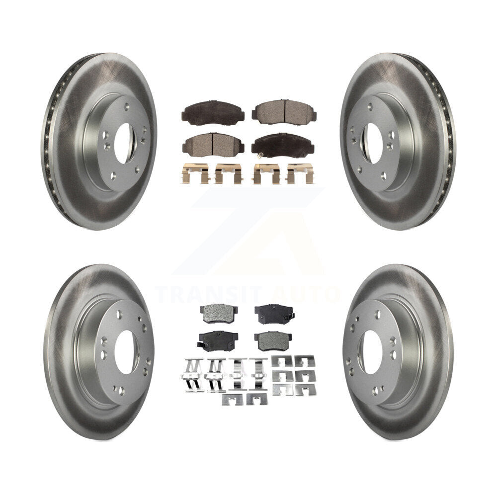 Transit Auto KGF-100793 Disc Brake Kit for 2006-2011 Acura CSX - Front and Rear