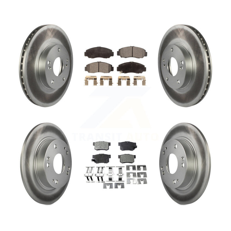 Transit Auto KGF-100793 Disc Brake Kit for 2006-2011 Acura CSX - Front and Rear