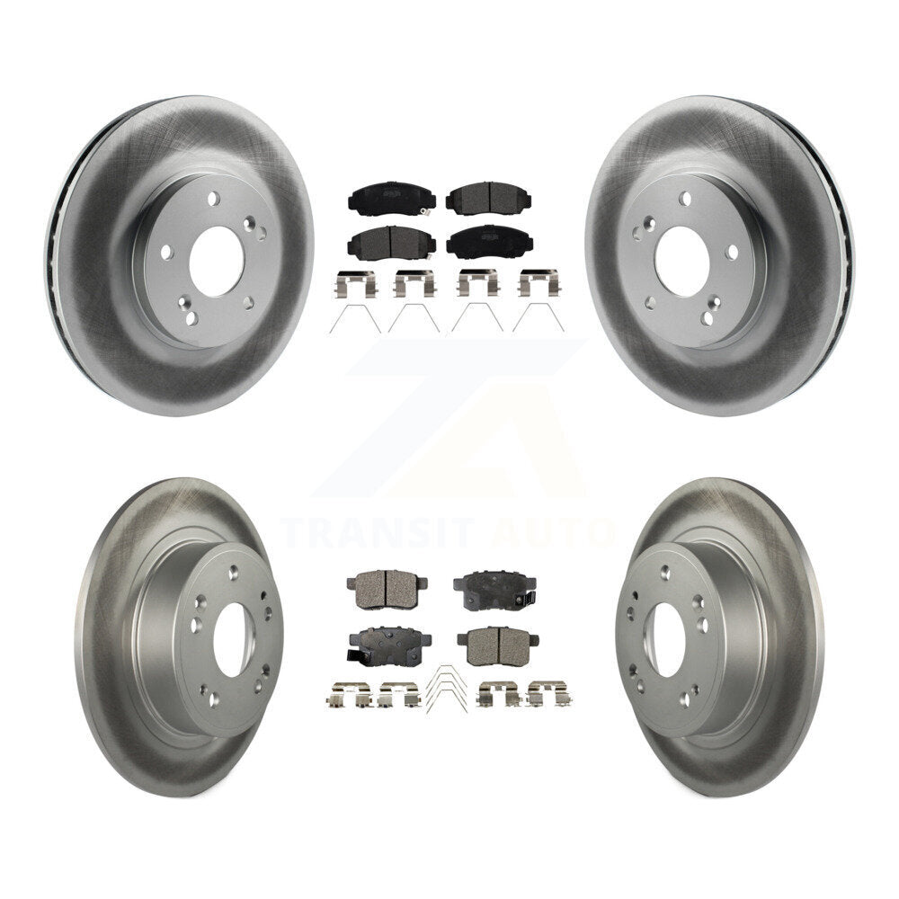 Transit Auto KGF-100801 Disc Brake Kit for 2010-2014 Honda Accord, Acura TSX - Front and Rear