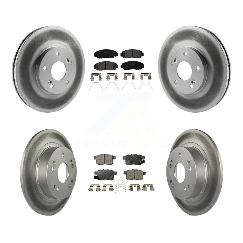 Transit Auto KGF-100801 Disc Brake Kit for 2010-2014 Honda Accord, Acura TSX - Front and Rear