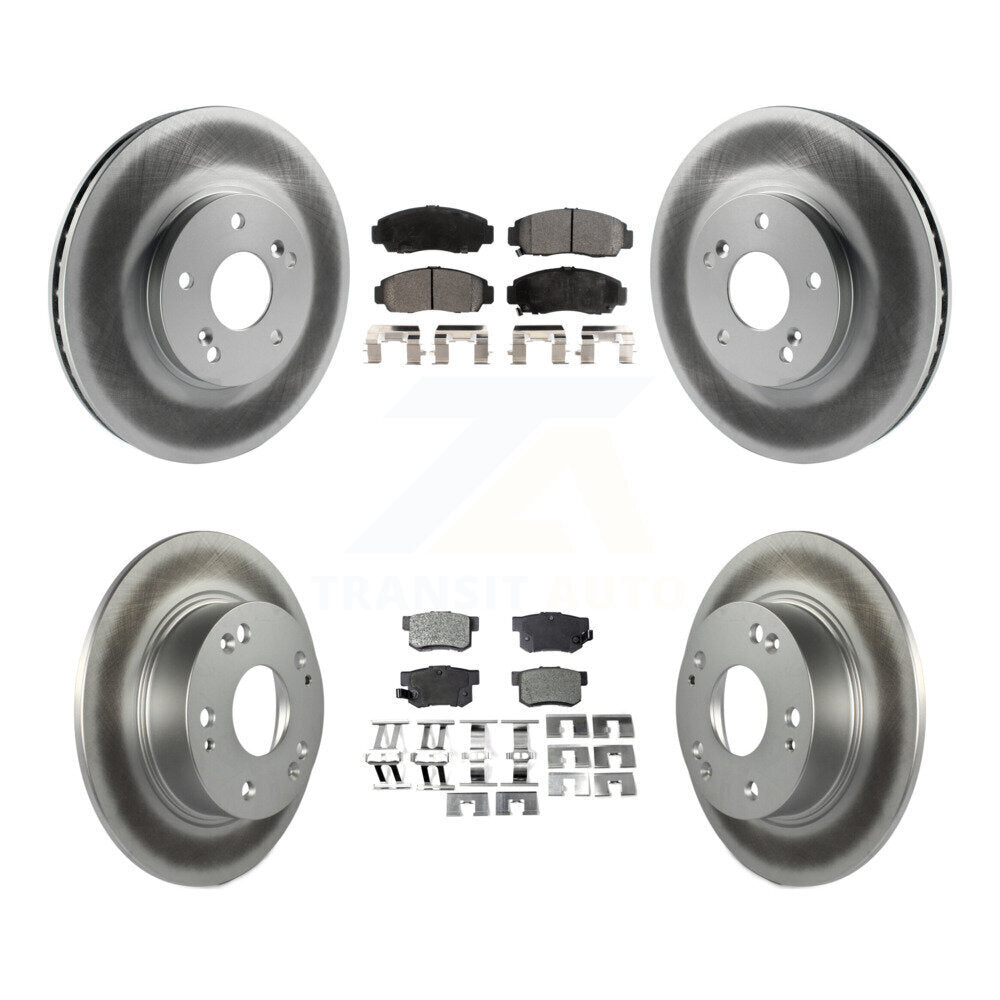 Transit Auto KGF-100802 Disc Brake Kit for 2003-2008 Honda Accord, Acura TSX - Front and Rear