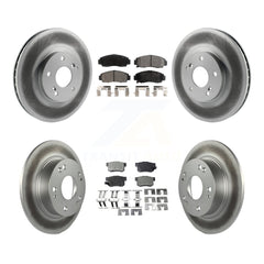 Transit Auto KGF-100802 Disc Brake Kit for 2003-2008 Honda Accord, Acura TSX - Front and Rear
