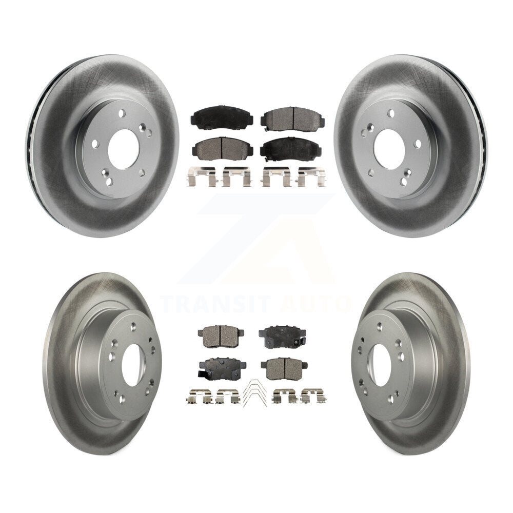 Transit Auto KGF-100804 Disc Brake Kit for 2008-2010 Acura TSX, Honda Accord - Front and Rear