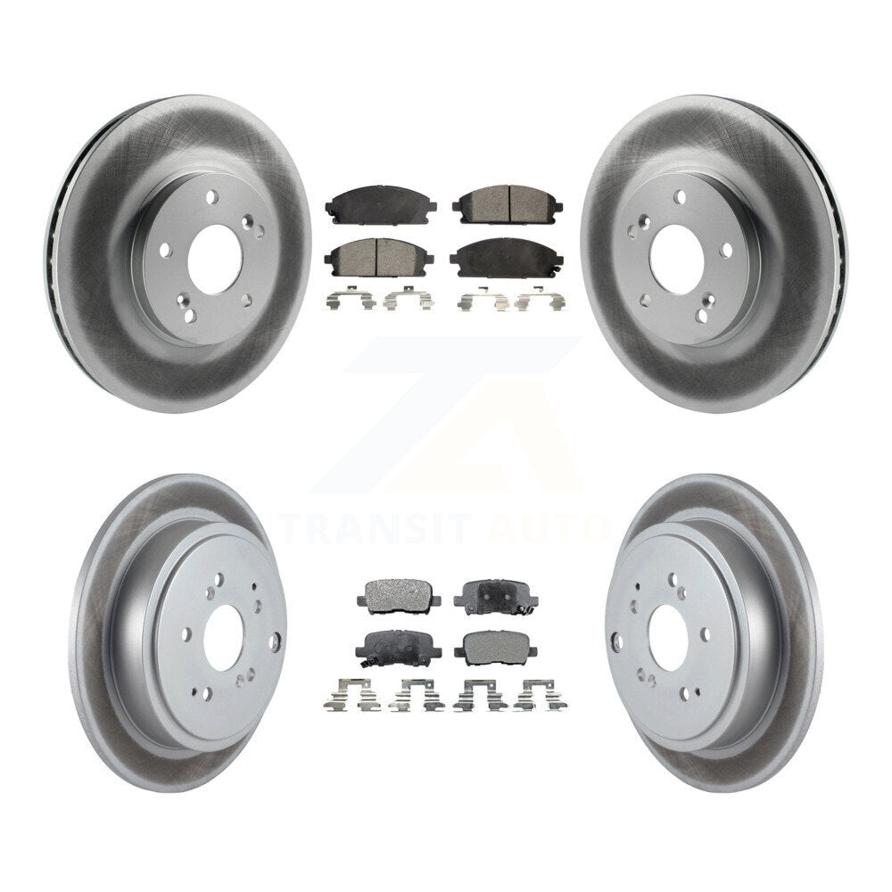 Transit Auto KGF-100807 Disc Brake Kit for 2003-2006 Acura MDX - Front and Rear