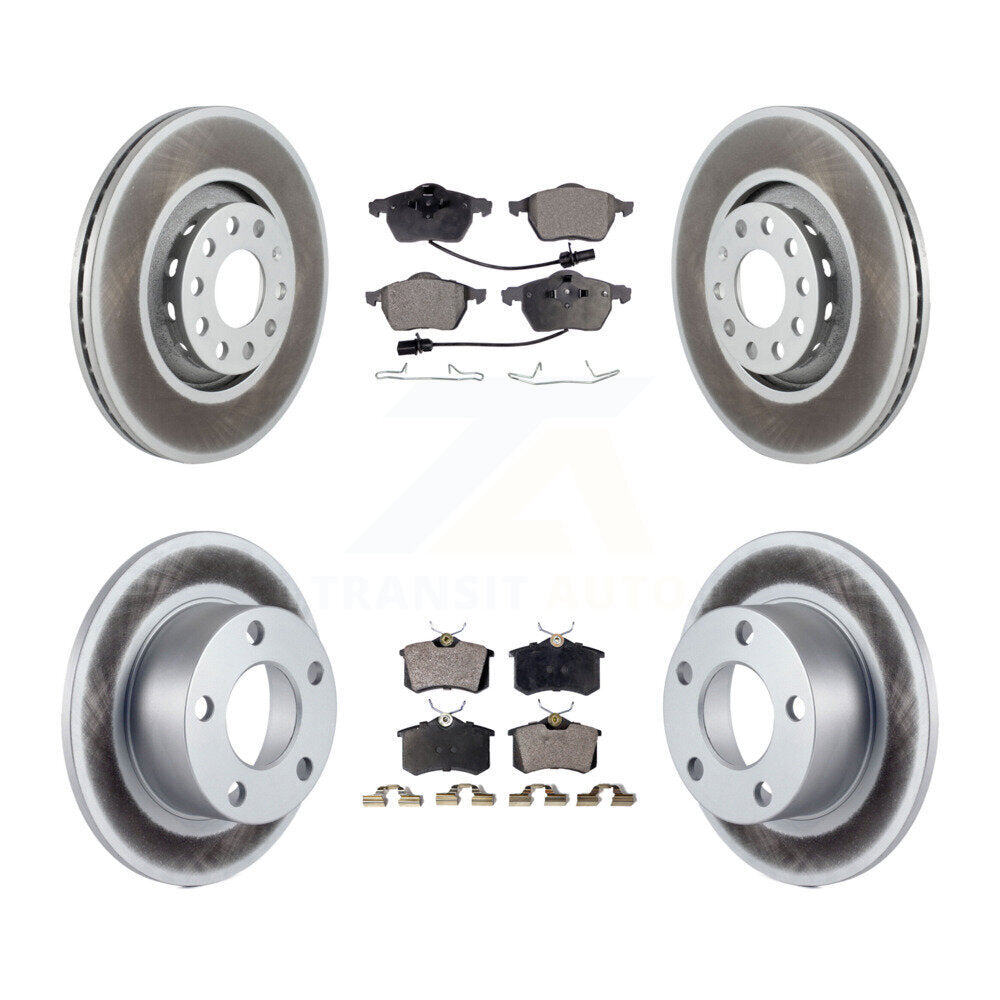 Transit Auto KGF-100814 Disc Brake Kit for 2000-2004 Audi A6 - Front and Rear