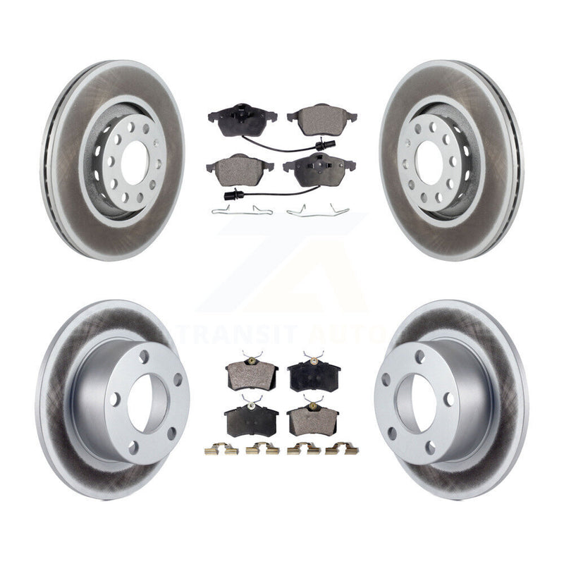 Transit Auto KGF-100814 Disc Brake Kit for 2000-2004 Audi A6 - Front and Rear