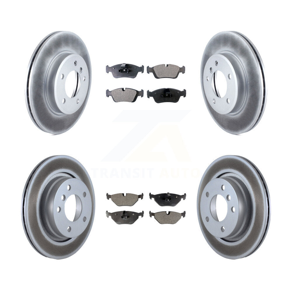 Transit Auto KGF-100817 Disc Brake Kit for 1998-2006 BMW 325Ci, BMW 325i and More - Front and Rear