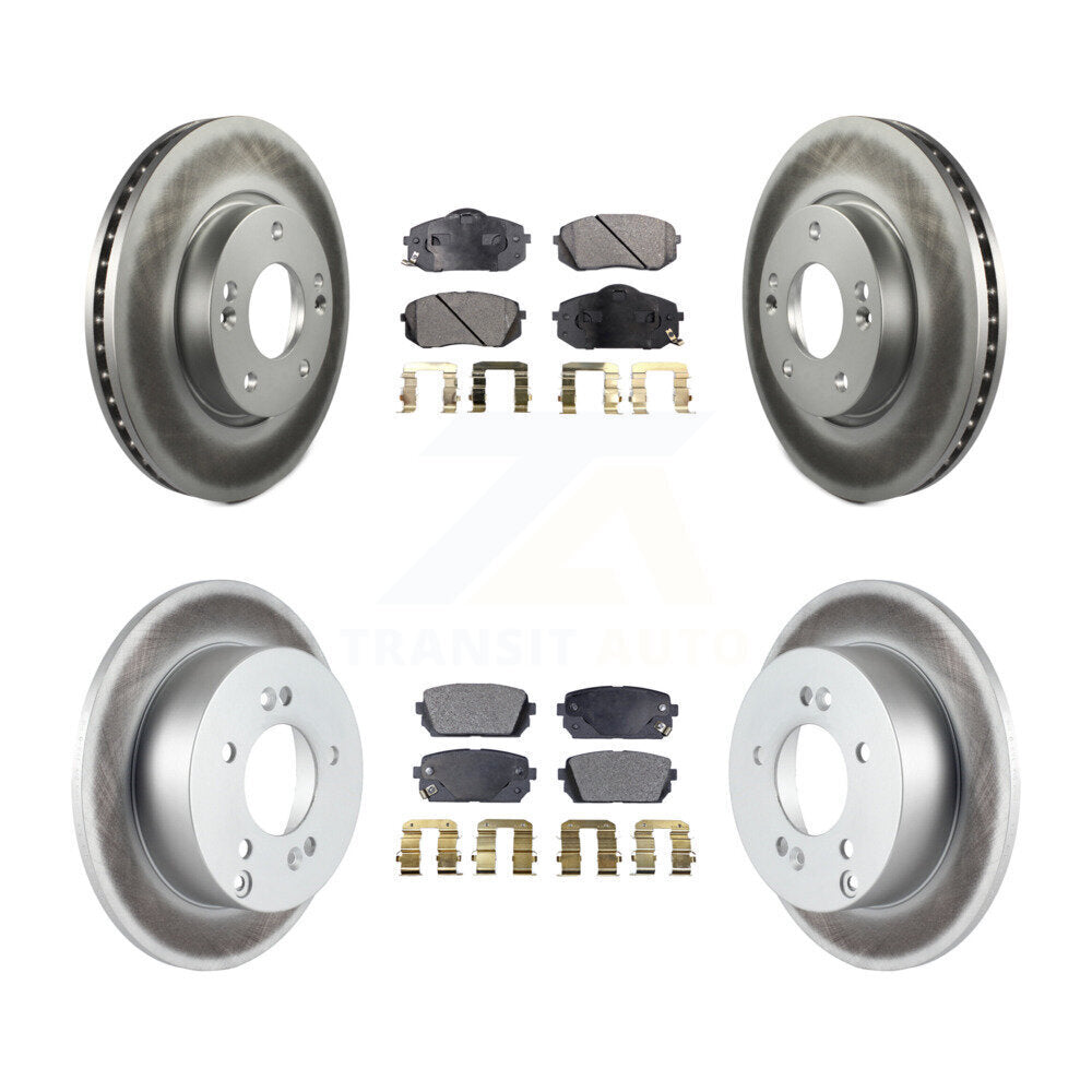Transit Auto KGF-100833 Disc Brake Kit for 2010-2012 Kia Rondo - Front and Rear