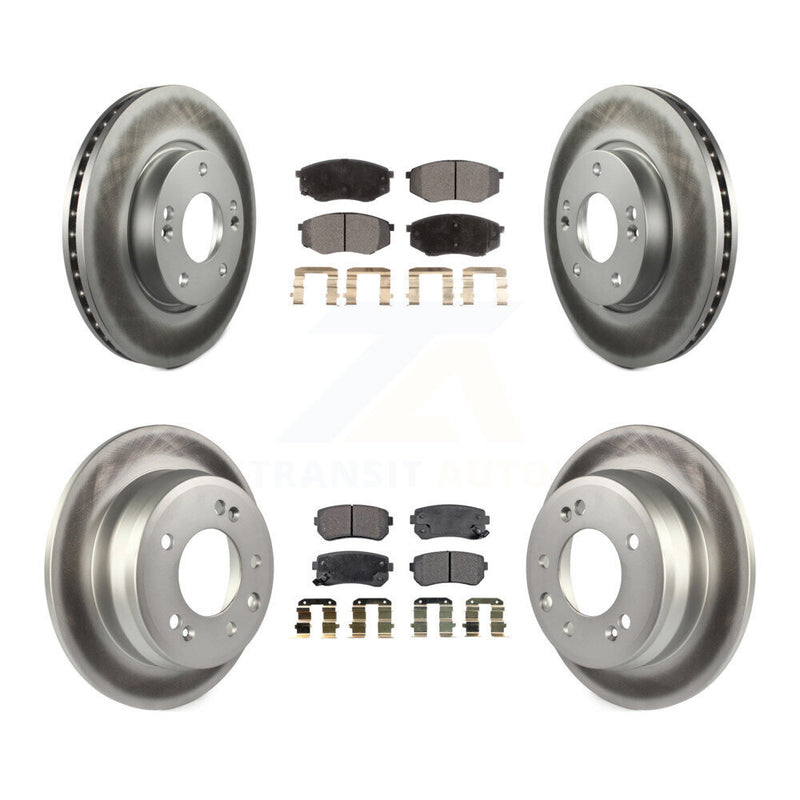 Transit Auto KGF-100835 Disc Brake Kit for 2010-2012 Kia Sportage, Hyundai Tucson - Front and Rear