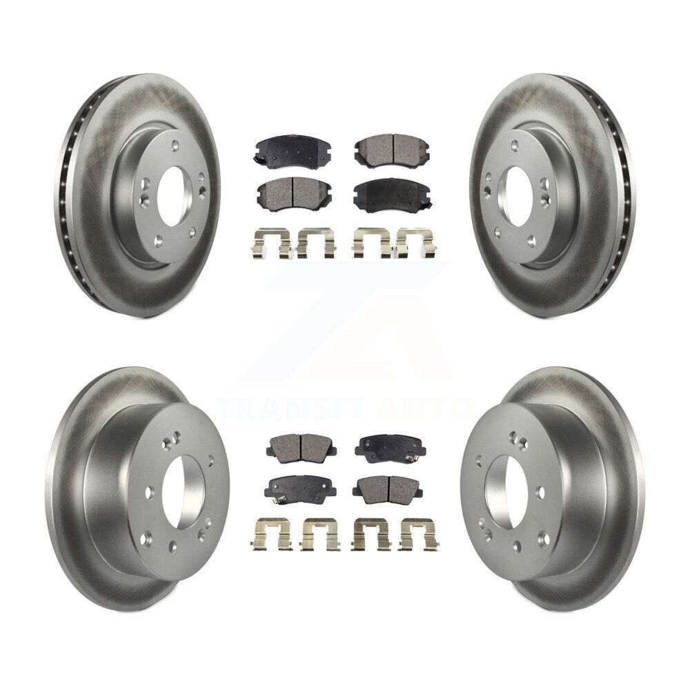 Transit Auto KGF-100840 Disc Brake Kit for 2012-2013 Kia Soul - Front and Rear