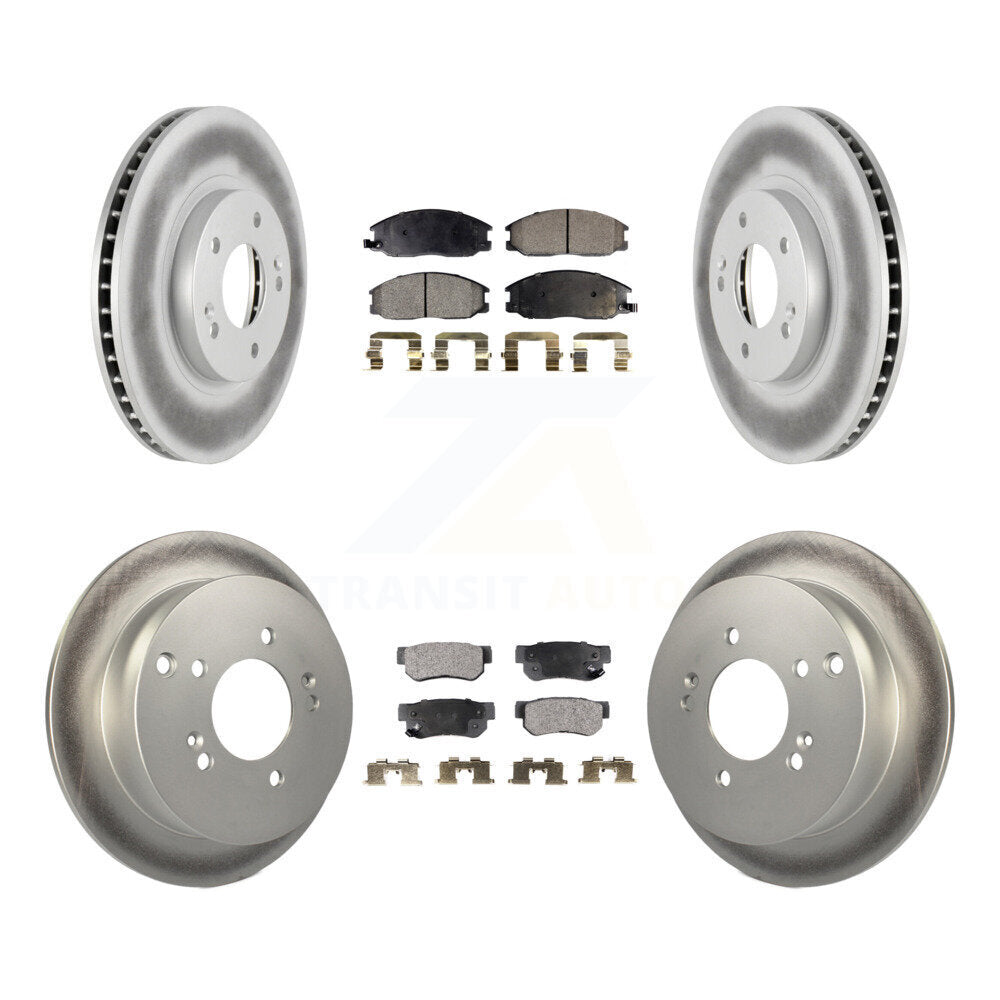 Transit Auto KGF-100842 Disc Brake Kit for 2001-2006 Hyundai Santa Fe - Front and Rear