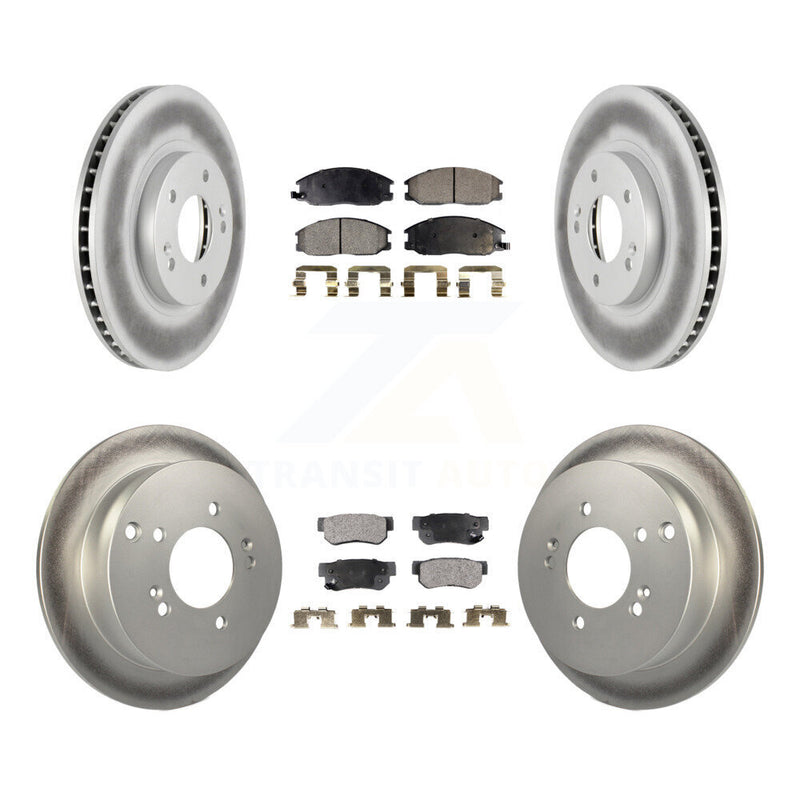 Transit Auto KGF-100842 Disc Brake Kit for 2001-2006 Hyundai Santa Fe - Front and Rear