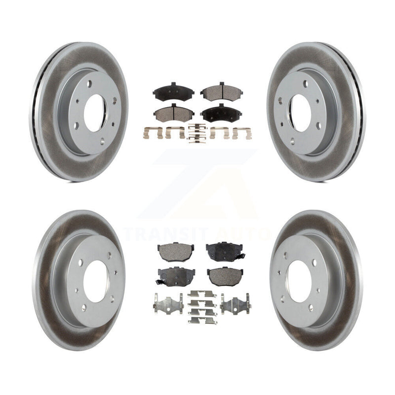 Transit Auto KGF-100848 Disc Brake Kit for 2002-2005 Hyundai Elantra - Front and Rear