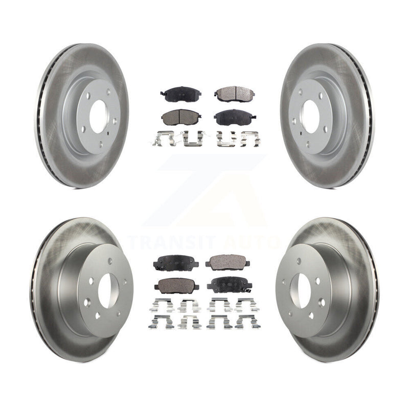 Transit Auto KGF-100849 Disc Brake Kit for 2003-2005 INFINITI G35, Nissan 350Z - Front and Rear