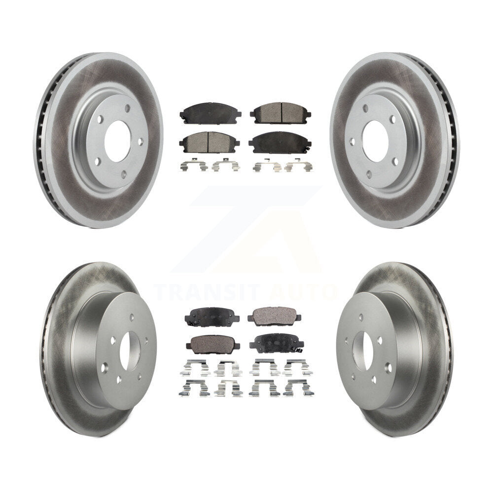Transit Auto KGF-100851 Disc Brake Kit for 2004-2009 Nissan Quest - Front and Rear