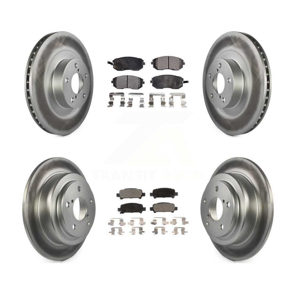 Transit Auto KGF-100861 Disc Brake Kit for 2003 Subaru Forester - Front and Rear