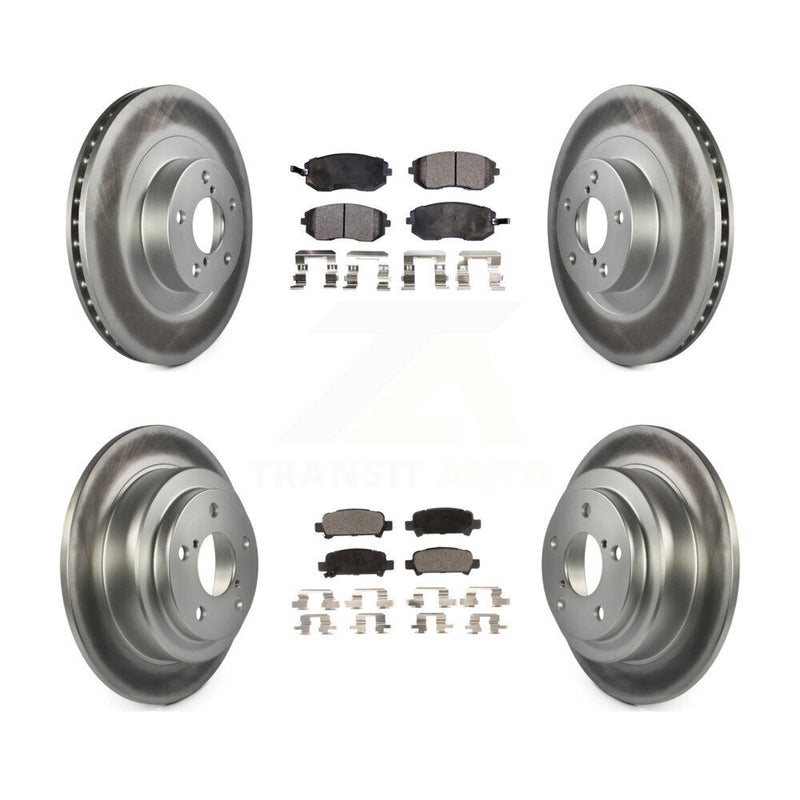 Transit Auto KGF-100861 Disc Brake Kit for 2003 Subaru Forester - Front and Rear