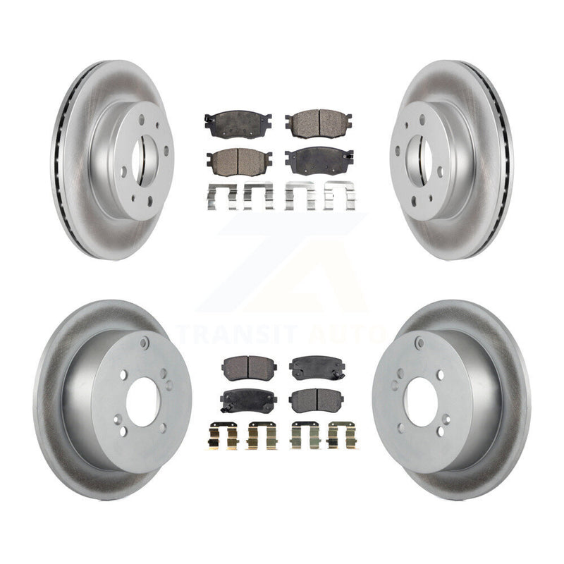 Transit Auto KGF-100866 Disc Brake Kit for 2006 Hyundai Accent - Front and Rear
