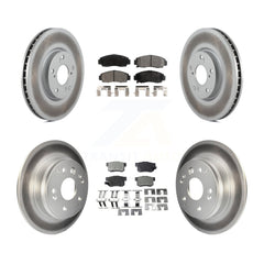 Transit Auto KGF-100867 Disc Brake Kit for 2004-2005 Acura TL - Front and Rear