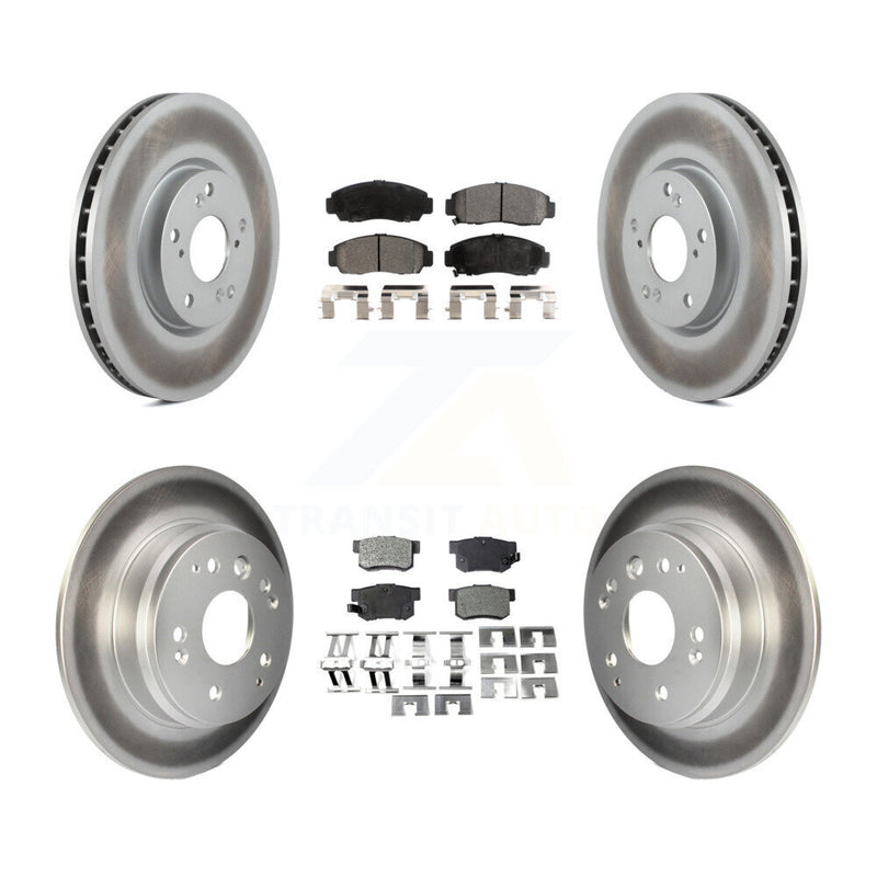 Transit Auto KGF-100867 Disc Brake Kit for 2004-2005 Acura TL - Front and Rear
