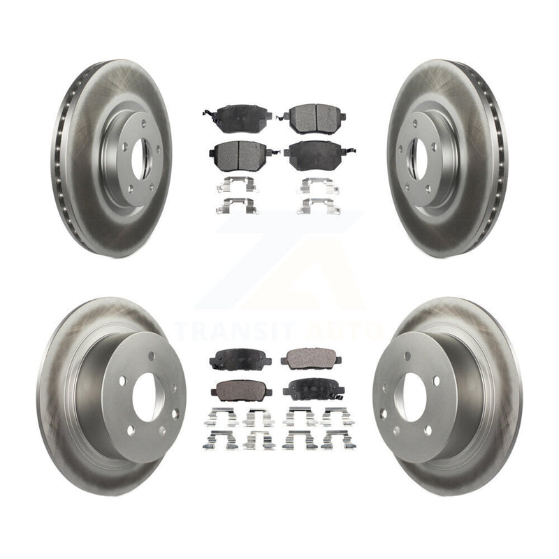 Transit Auto KGF-100868 Disc Brake Kit for 2004-2005 Nissan Altima, Nissan Maxima - Front and Rear