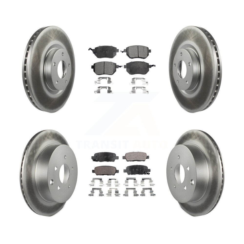 Transit Auto KGF-100869 Disc Brake Kit for 2003-2005 INFINITI FX35, INFINITI FX45, Nissan Murano - Front and Rear
