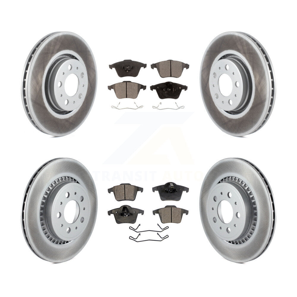 Transit Auto KGF-100871 Disc Brake Kit for 2003-2014 Volvo XC90 - Front and Rear