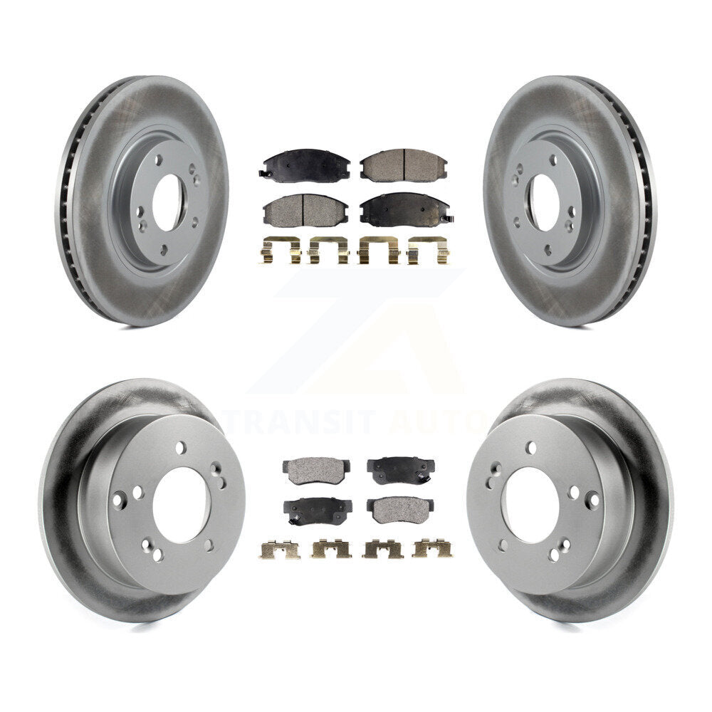 Transit Auto KGF-100872 Disc Brake Kit for 2003-2005 Hyundai XG350 - Front and Rear