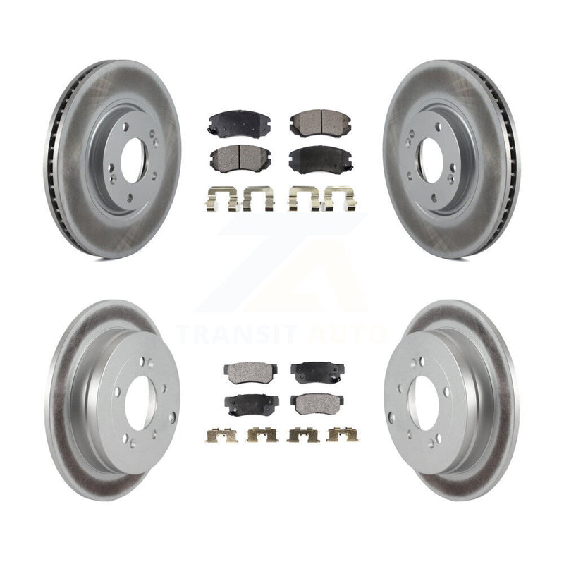Transit Auto KGF-100874 Disc Brake Kit for 2006-2009 Hyundai Azera - Front and Rear