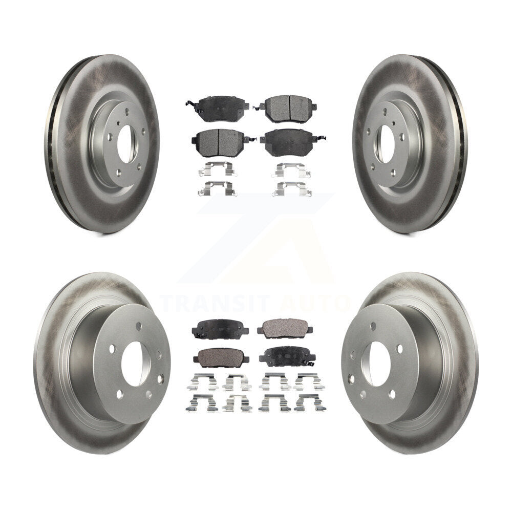 Transit Auto KGF-100885 Disc Brake Kit for 2005-2008 Nissan Altima, Nissan Maxima - Front and Rear