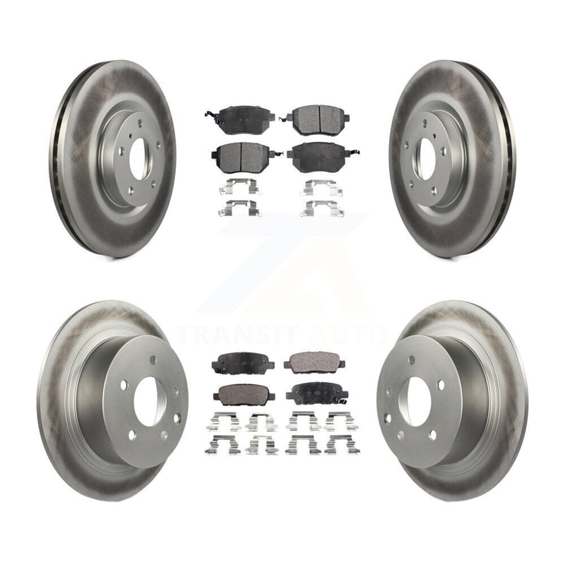 Transit Auto KGF-100885 Disc Brake Kit for 2005-2008 Nissan Altima, Nissan Maxima - Front and Rear