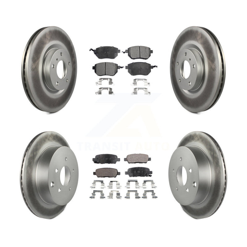 Transit Auto KGF-100886 Disc Brake Kit for 2005-2012 Nissan Murano - Front and Rear