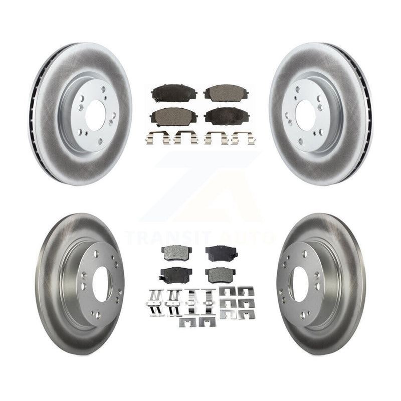 Transit Auto KGF-100887 Disc Brake Kit for 2006-2011 Acura CSX, Honda Civic - Front and Rear