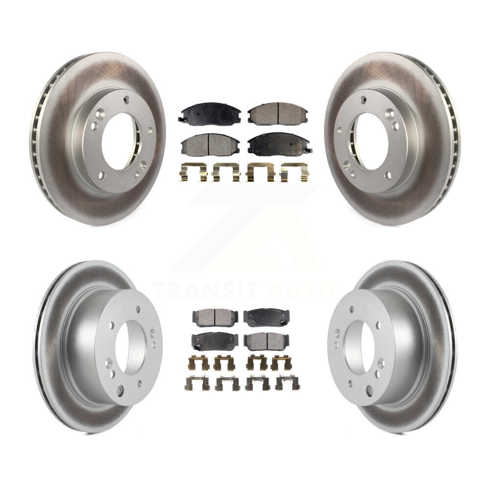 Transit Auto KGF-100892 Disc Brake Kit for 2003-2006 Kia Sorento - Front and Rear