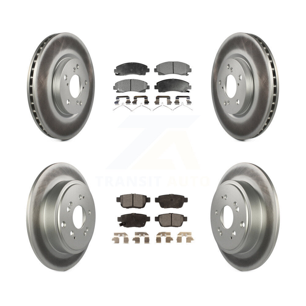 Transit Auto KGF-100898 Disc Brake Kit for 2006-2014 Honda Ridgeline - Front and Rear