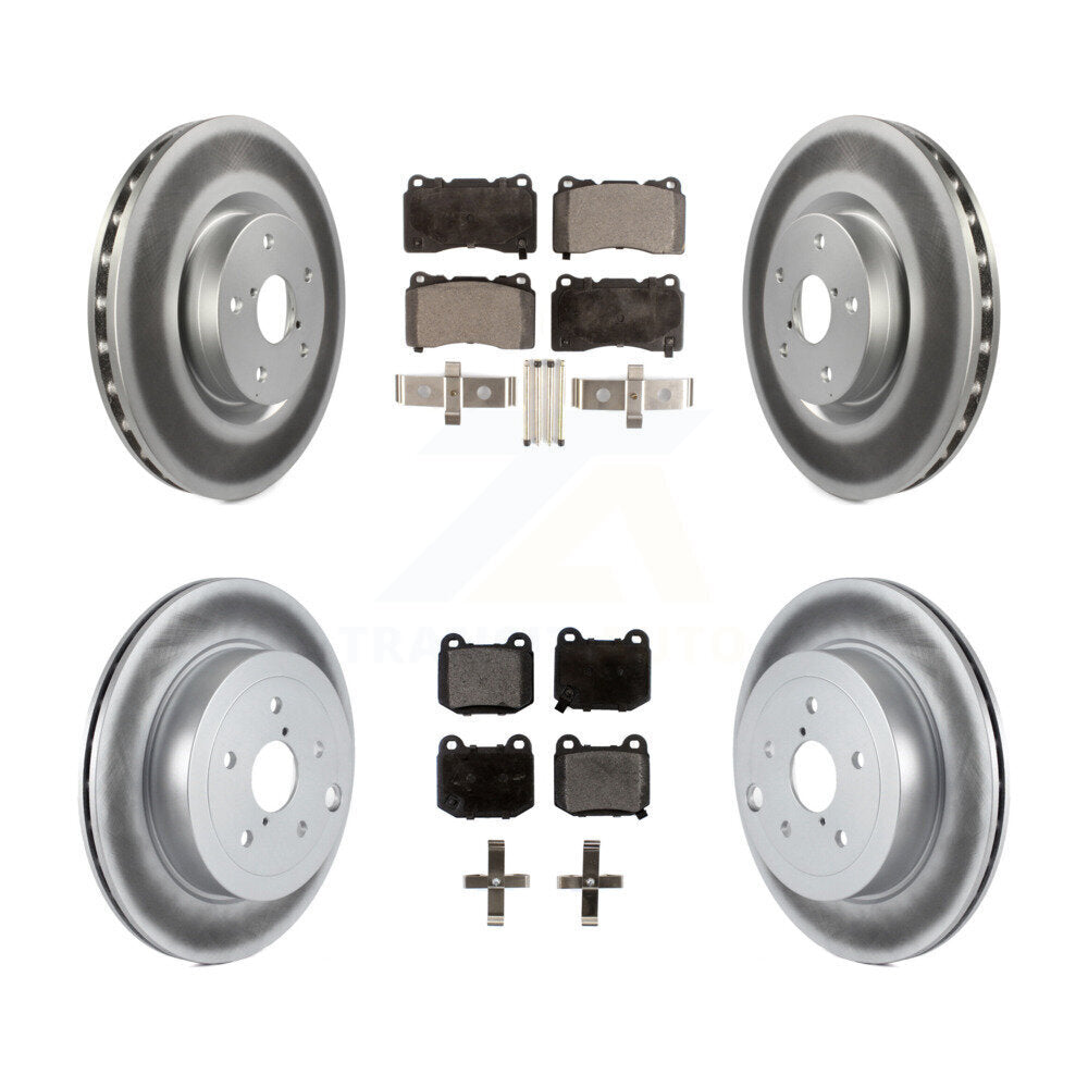 Transit Auto KGF-100899 Disc Brake Kit for 2008-2017 Subaru WRX STI, Subaru Impreza - Front and Rear