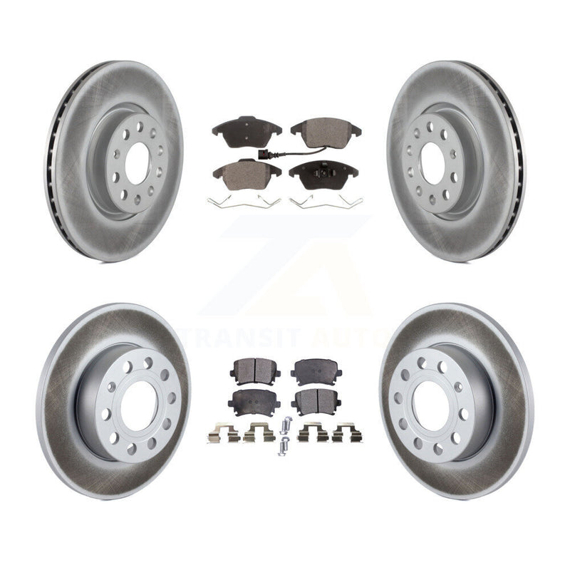Transit Auto KGF-100909 Disc Brake Kit for 2006-2009 Audi A3, Audi A3 Quattro, Volkswagen Rabbit - Front and Rear