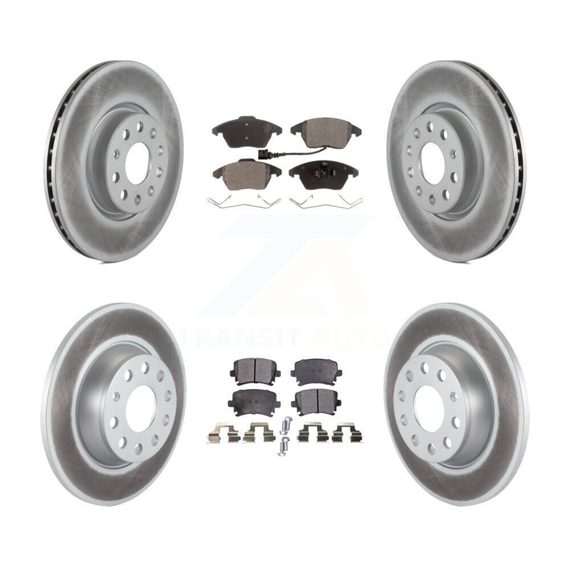 Transit Auto KGF-100910 Disc Brake Kit for 2006-2010 Volkswagen GTI, Audi A3 and More - Front and Rear