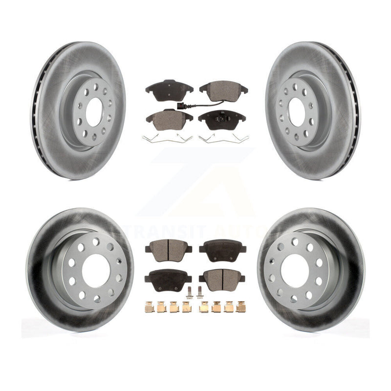 Transit Auto KGF-100913 Disc Brake Kit for 2017-2018 Volkswagen Jetta - Front and Rear